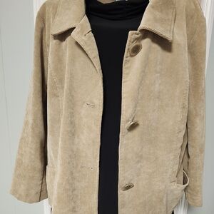 Requirements Beige Corduroy Jacket